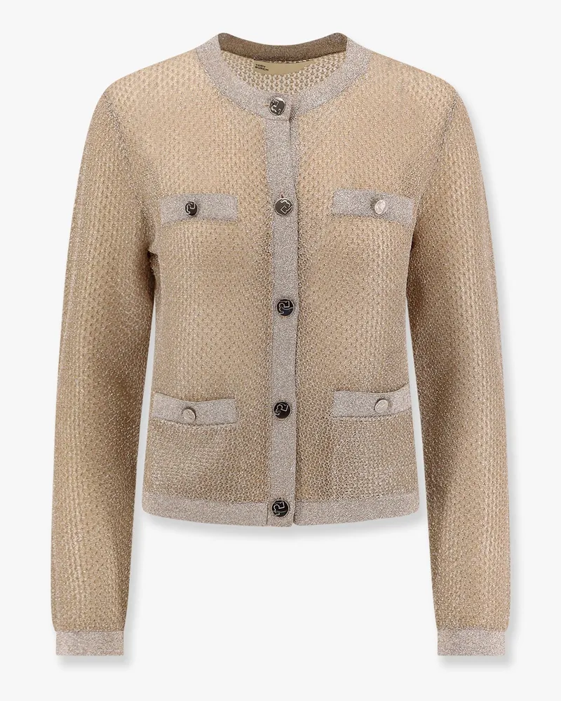 Tory Burch Kendra starlight titanium mesh cardigan -  - gender_Woman 