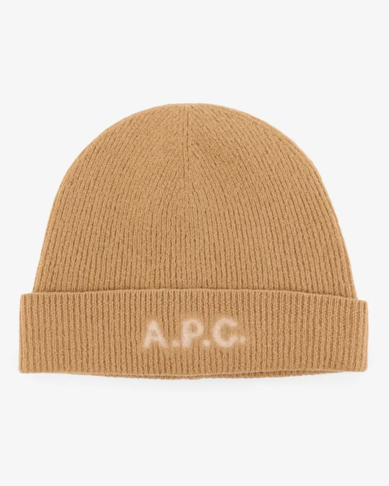A.P.C. Harry virgin wool hat -  - gender_Woman Beige