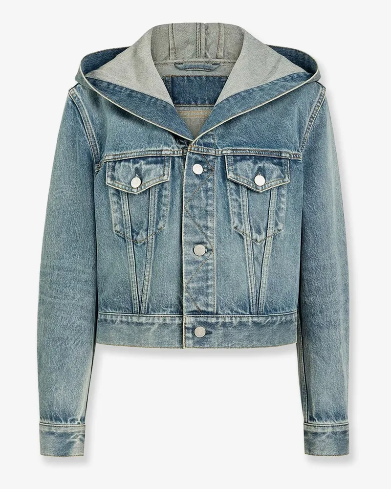 Alaïa Trucker denim jacket -  - gender_Woman Blue