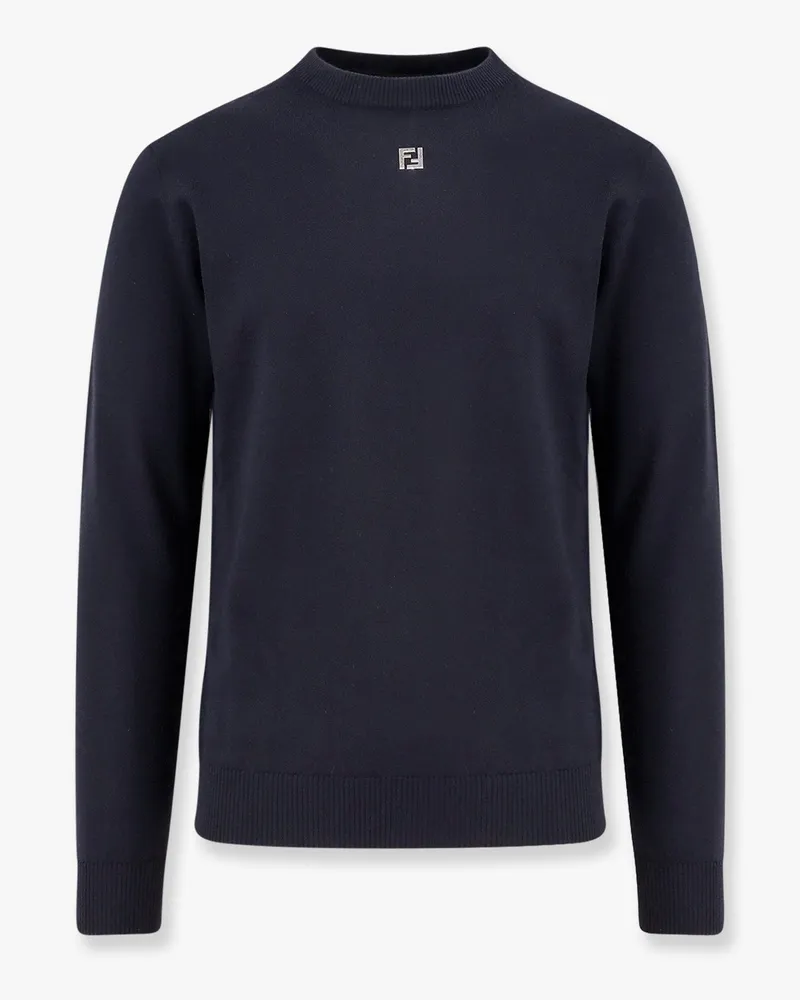 Fendi Wool sweater with ff metal logo -  - gender_Man 
