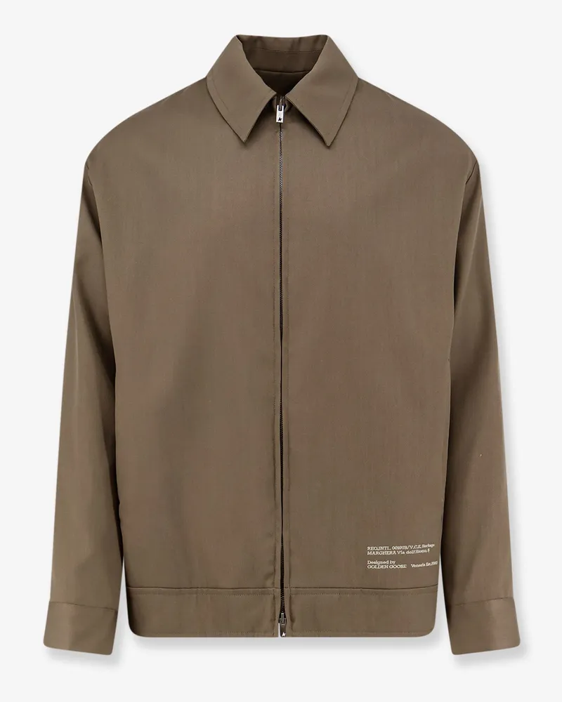 Golden Goose Coach wool and cotton jacket -  - gender_Man Green