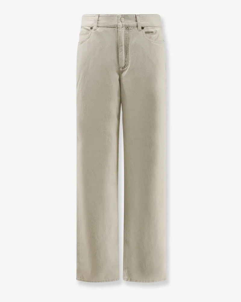 Fendi Beige denim trousers -  - gender_Woman Beige