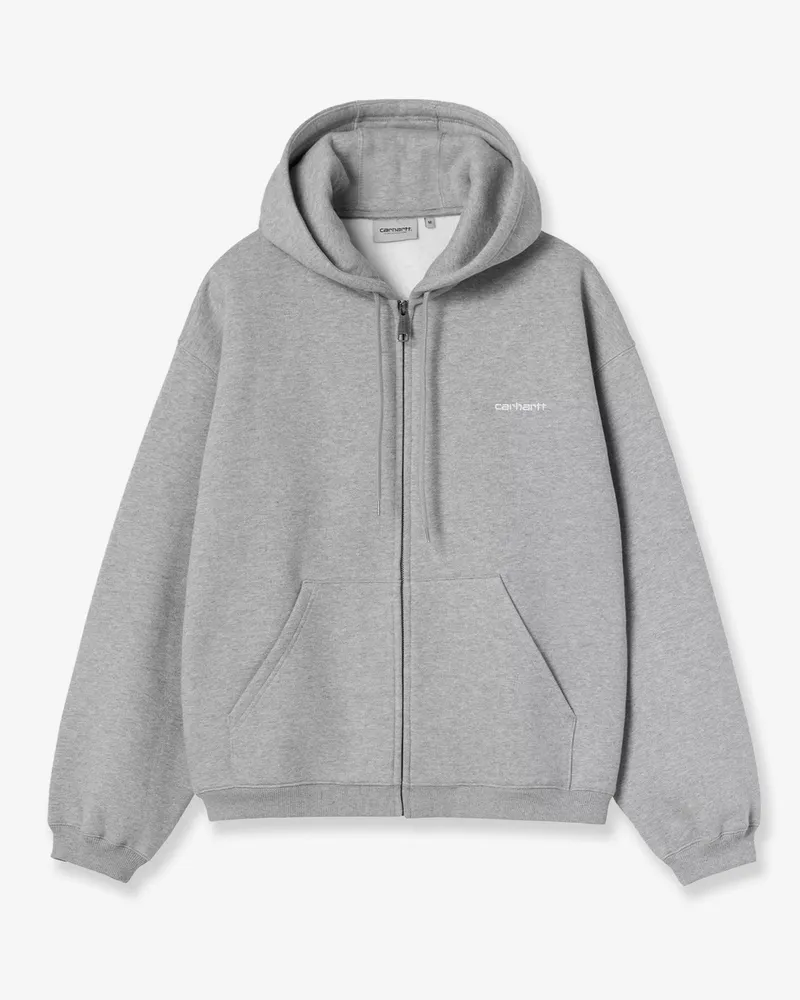 Carhartt WIP Ebbert zip-up hoodie -  - gender_Man Grey