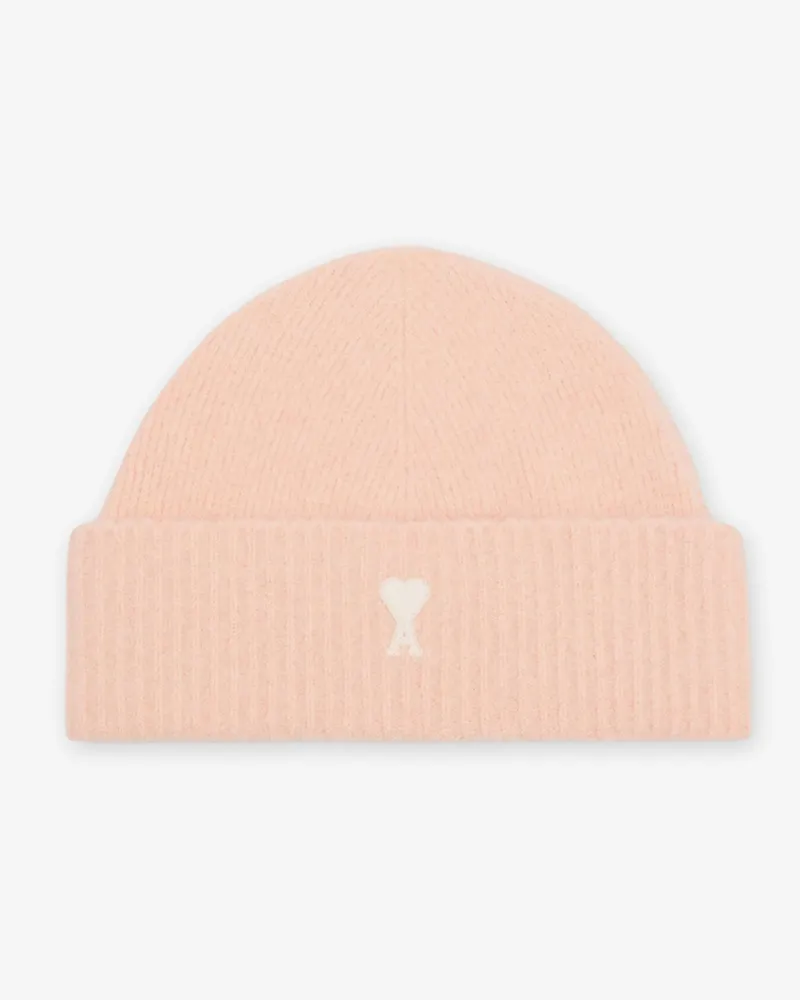 AMI Paris Alpaca blend beanie hat -  - gender_Man Pink