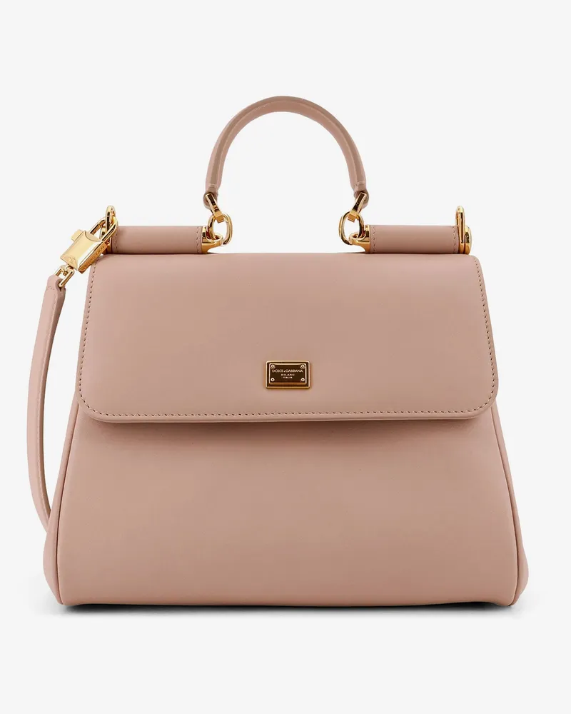 Dolce & Gabbana My Sicily leather shoulder bag -  - gender_Woman Beige