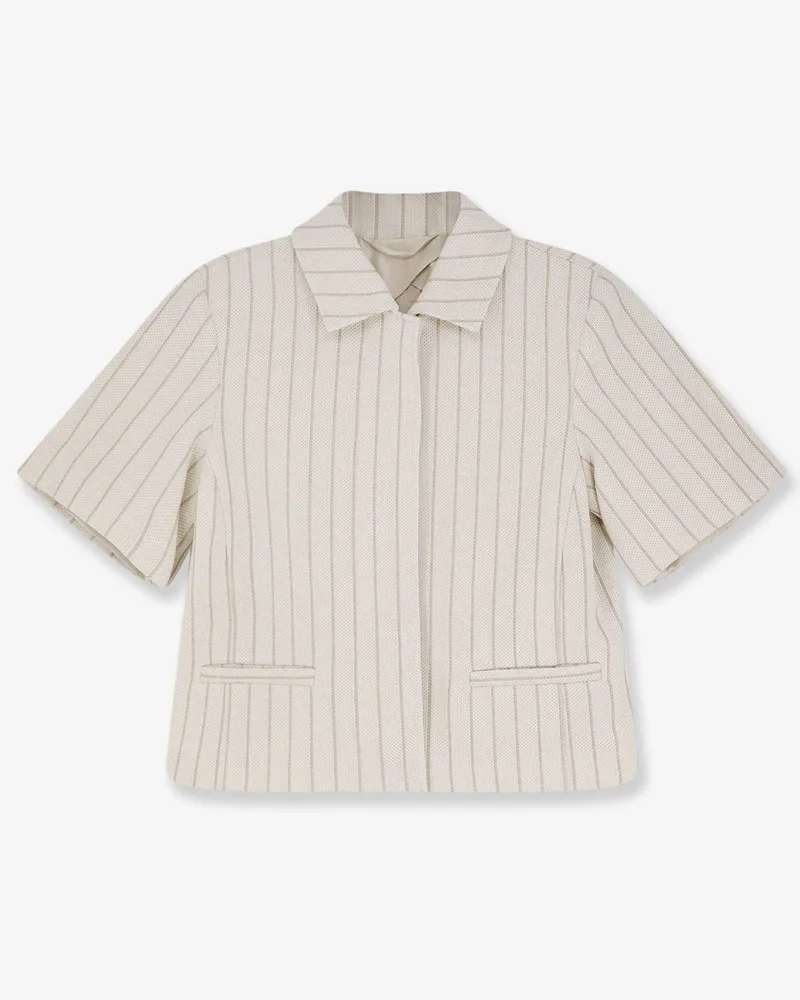 Max Mara Mxmangio cotton blazer -  - gender_Woman White