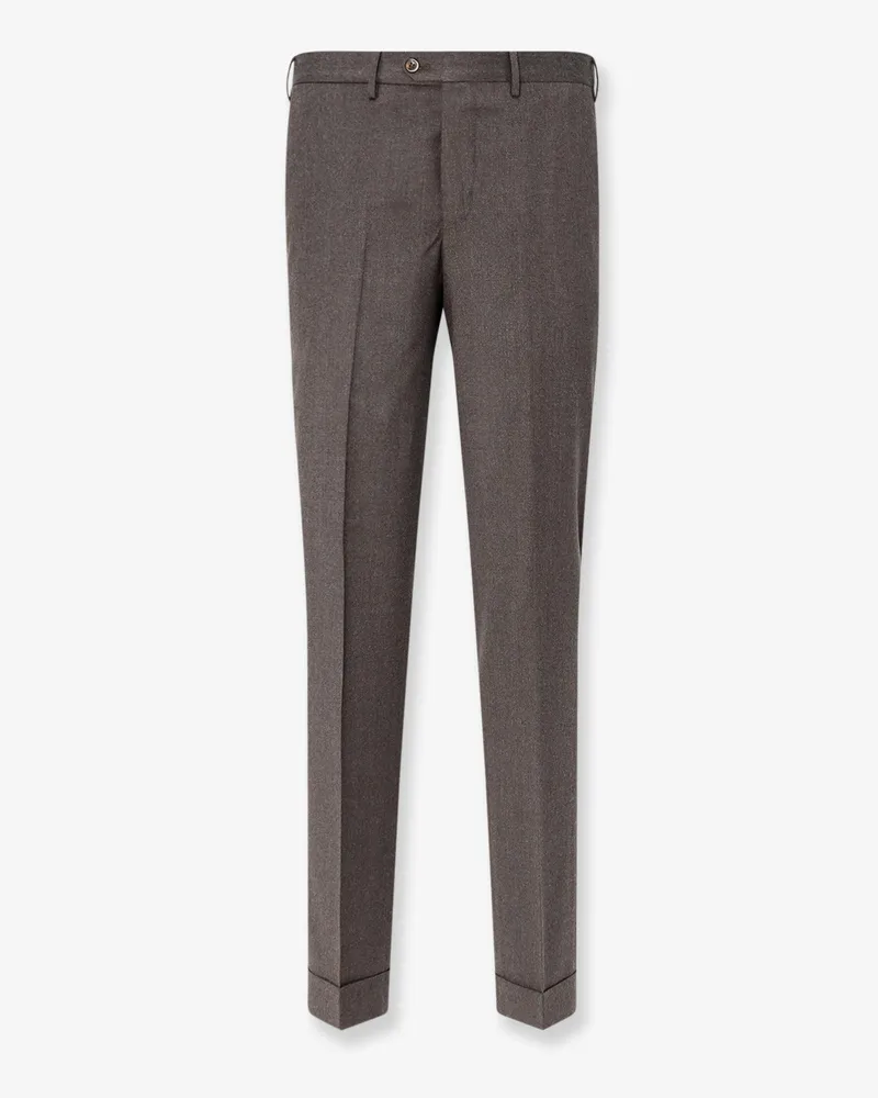 PT TORINO Style Stretch wool trousers -  - gender_Man Brown