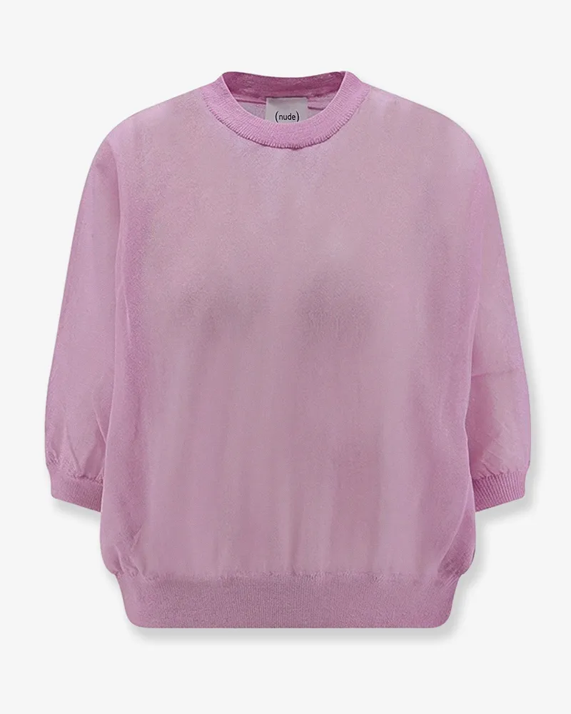 NUDE Cotton blend T-shirt -  - gender_Woman Pink
