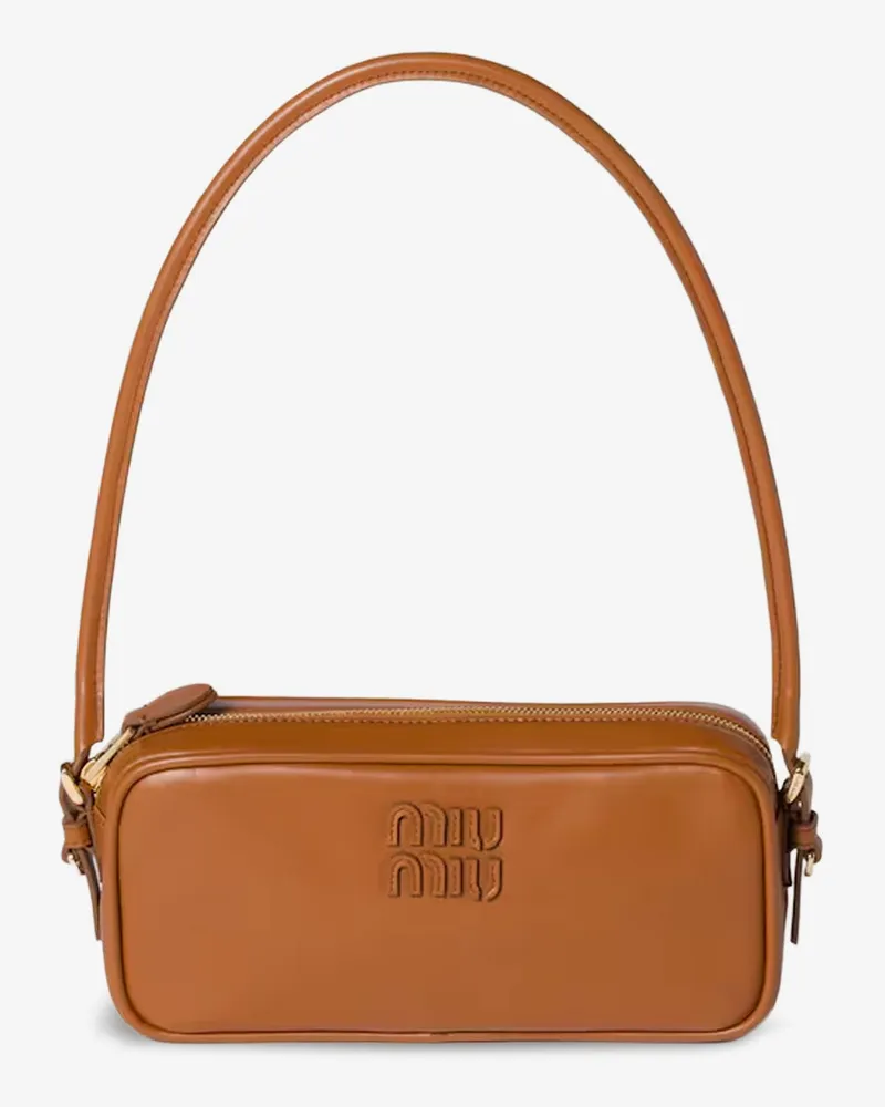 Miu Miu Leather shoulder bag -  - gender_Woman Brown