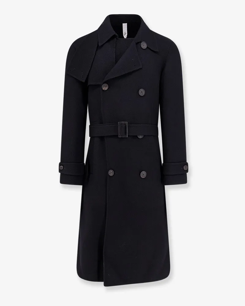Hevò Melendugno wool coat -  - gender_Man Black