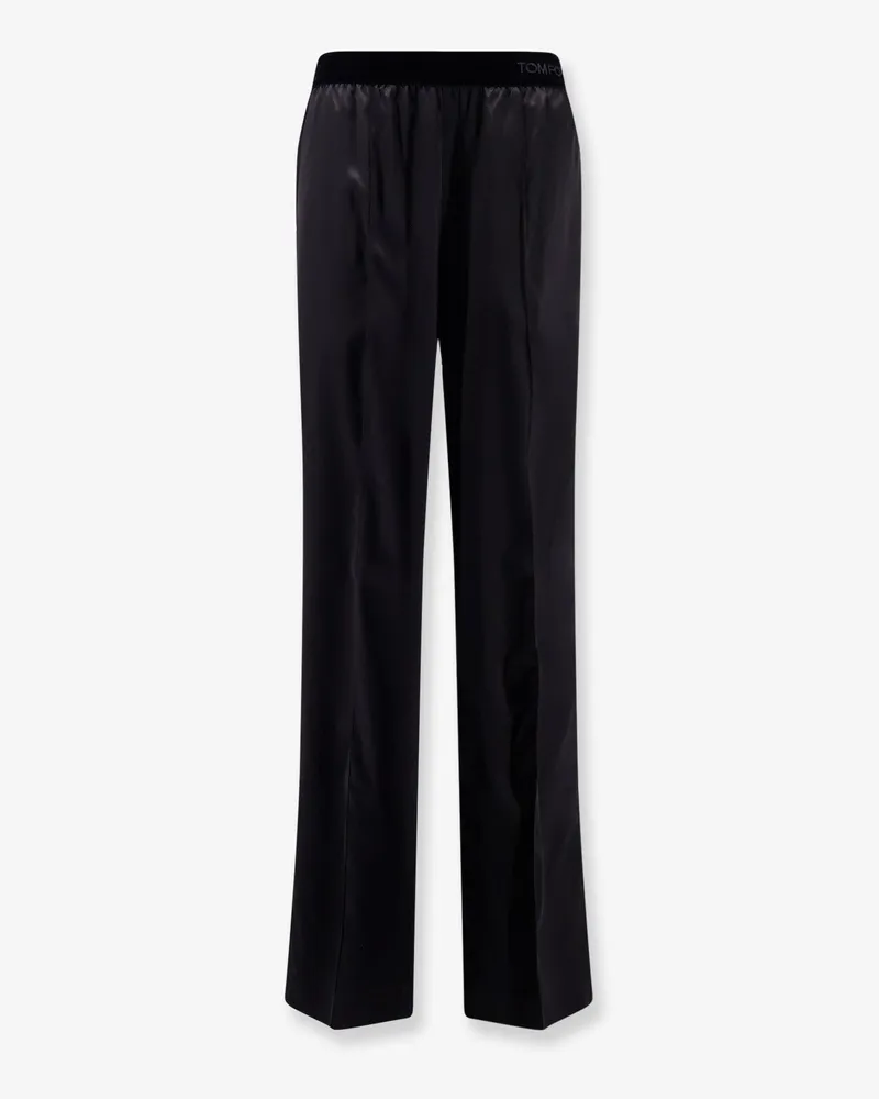 Tom Ford Pyjamas stretch satin trousers -  - gender_Woman Black