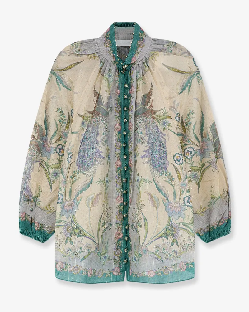 Zimmermann Indra cotton and silk shirt -  - gender_Woman Multicolor