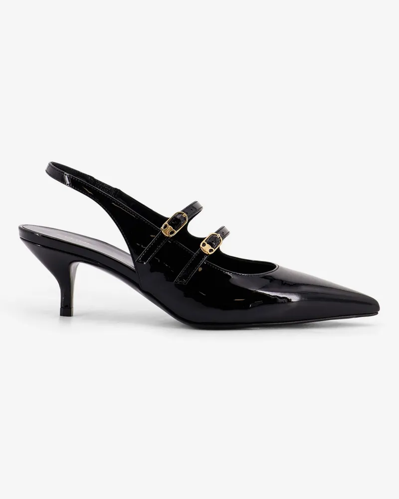 Celine Judy patent leather slingback pumps - CELINE - gender_Woman Black