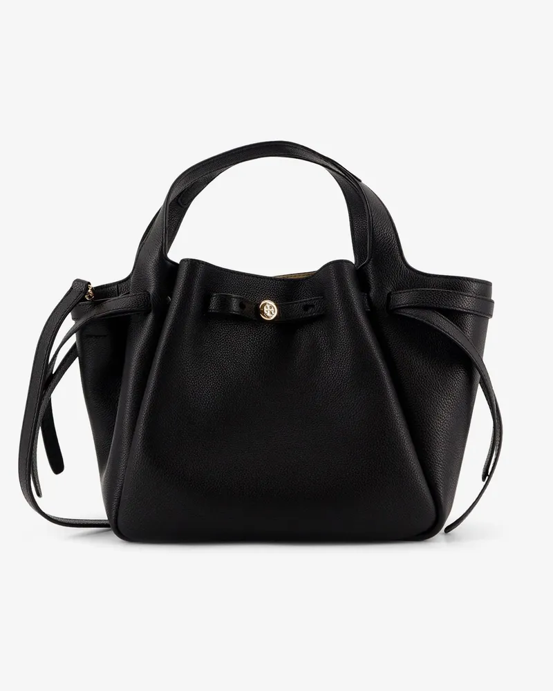 Tory Burch Romy Satchel Leather Shoulder Bag -  - gender_Woman Black
