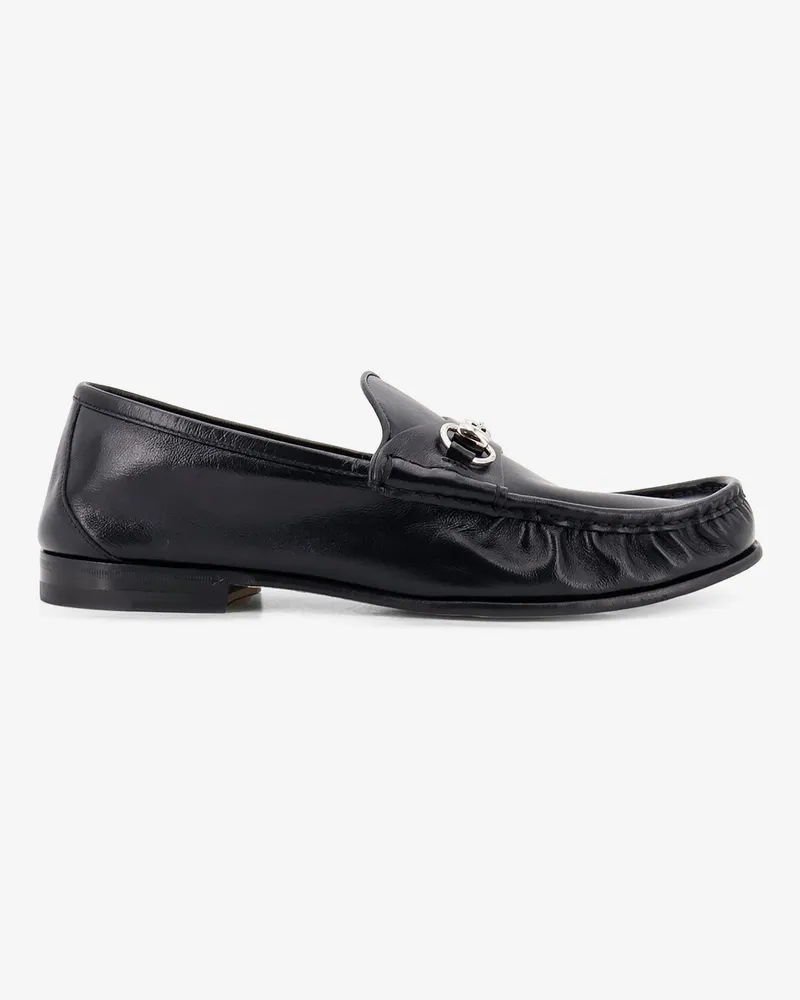 Gucci Lugano leather loafers - GUCCI - gender_Man Black