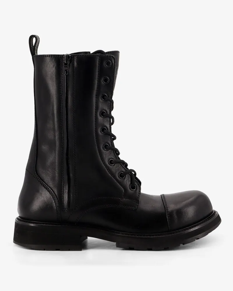 Balenciaga Leather Truck Boots -  - gender_Man Black