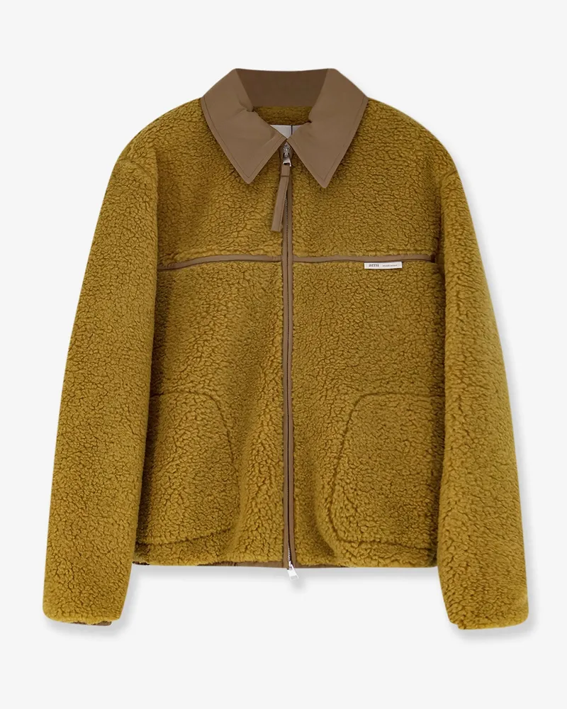 AMI Paris Faux fur jacket -  - gender_Man Green