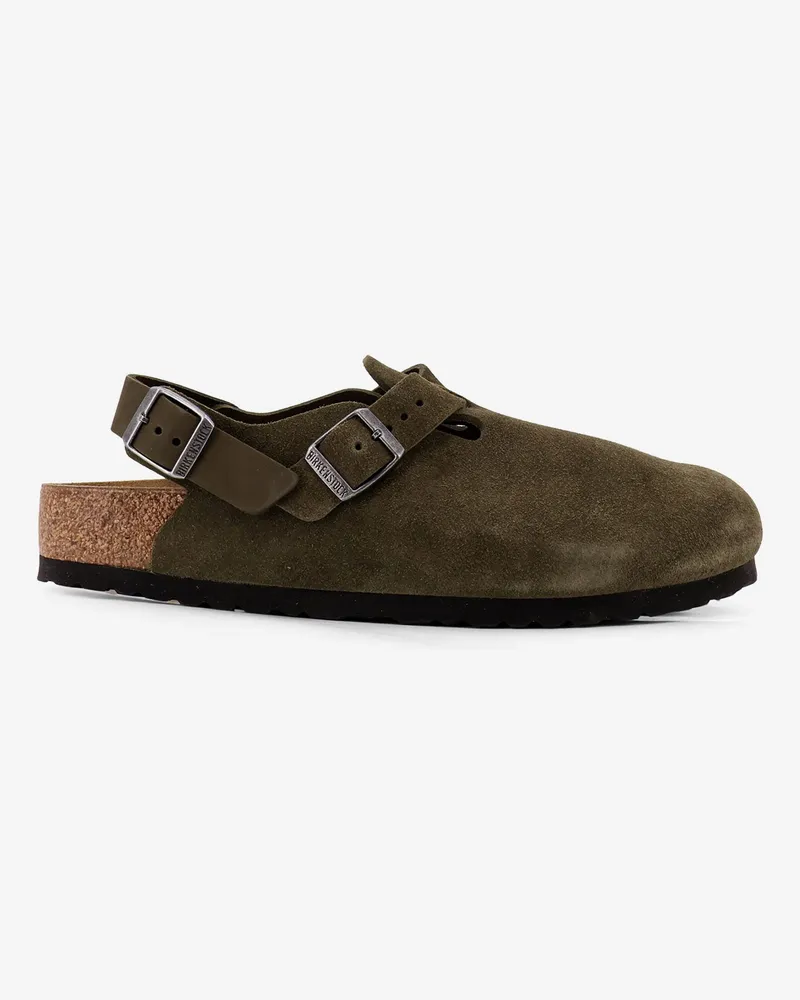 Birkenstock Tokyo suede low sandals -  - gender_Unisex Green
