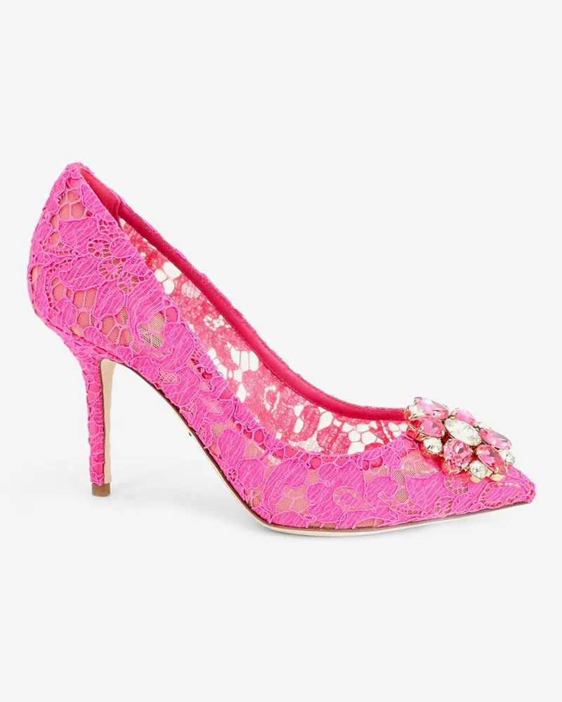 Dolce & Gabbana Bellucci lace pumps -  - gender_Woman Pink