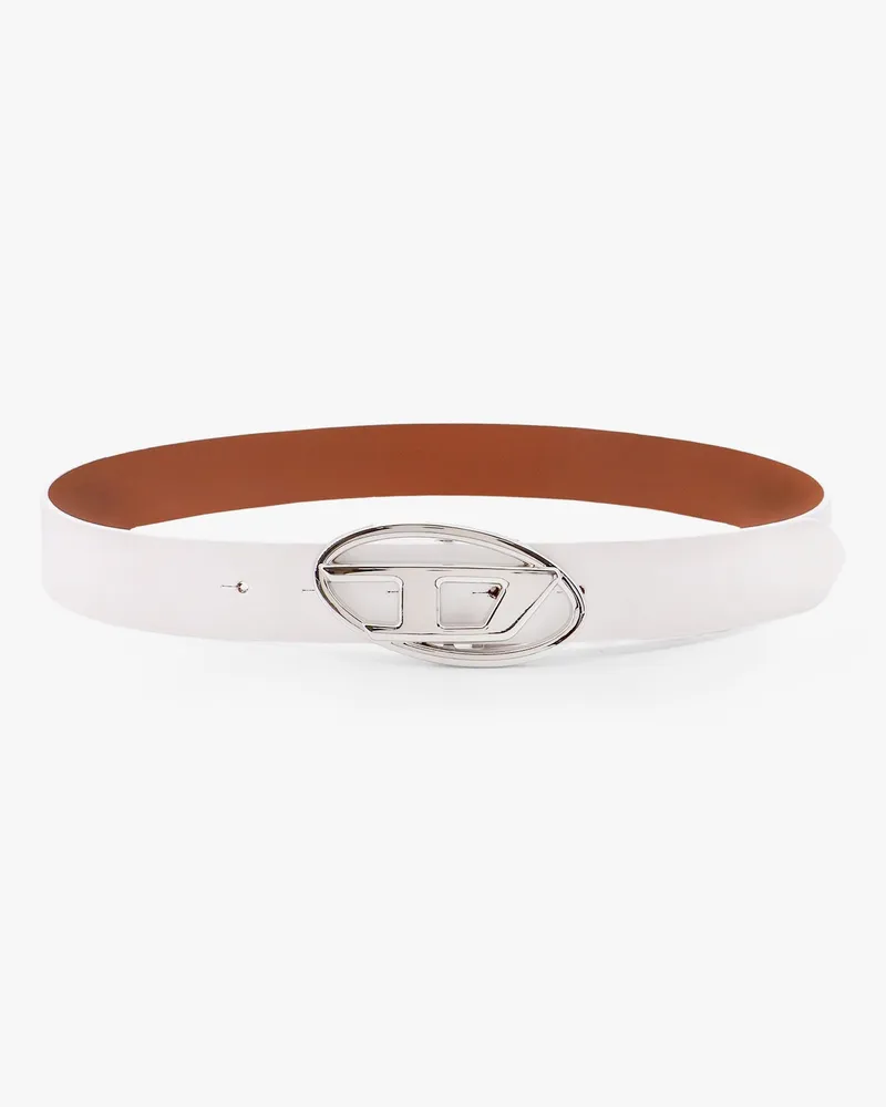 Diesel Leather belt -  - gender_Woman White