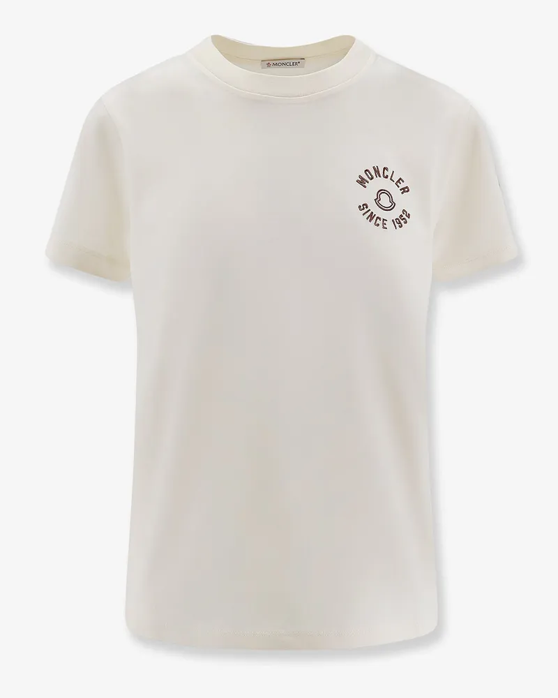 Moncler Organic cotton t-shirt -  - gender_Woman White