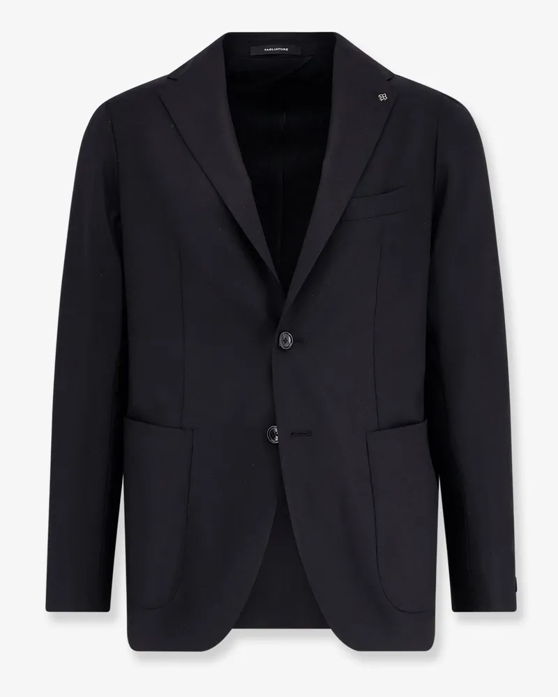 Tagliatore Single-breasted virgin wool blazer -  - gender_Man Black