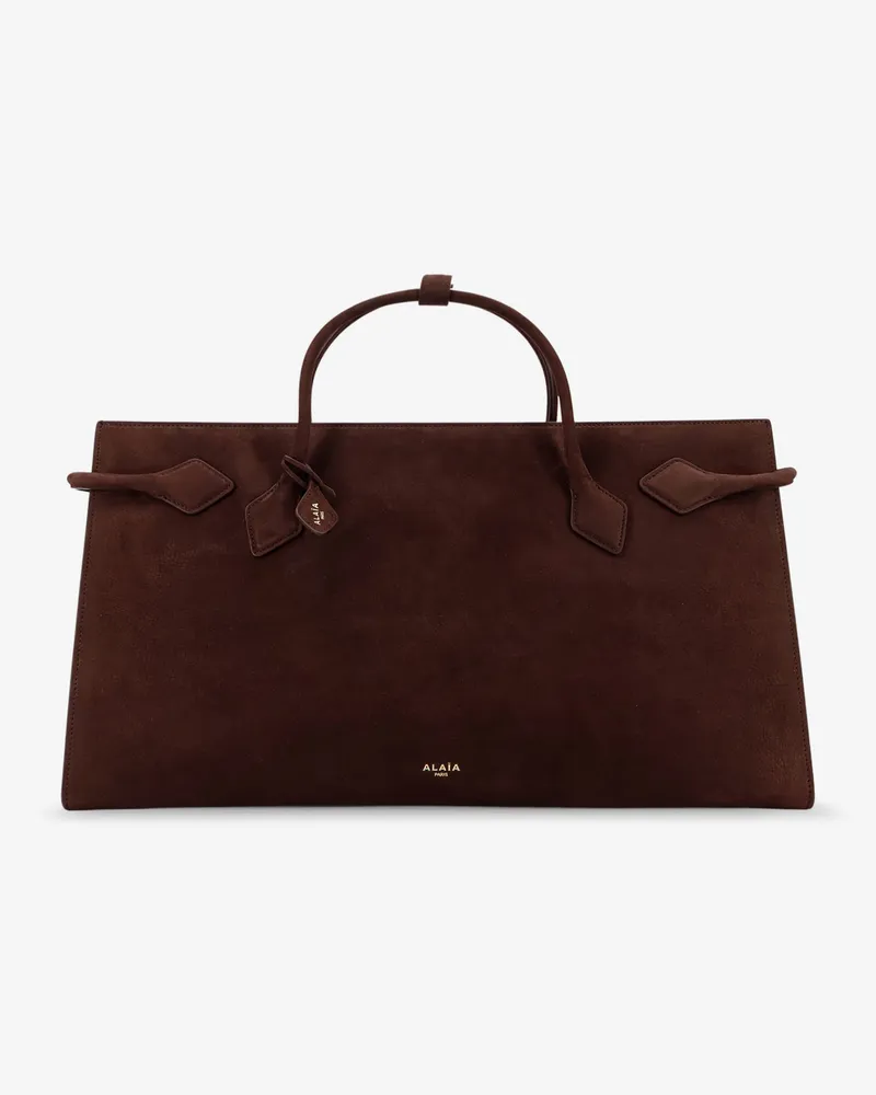 Alaïa Suede Hand Tote bag -  - gender_Woman Brown