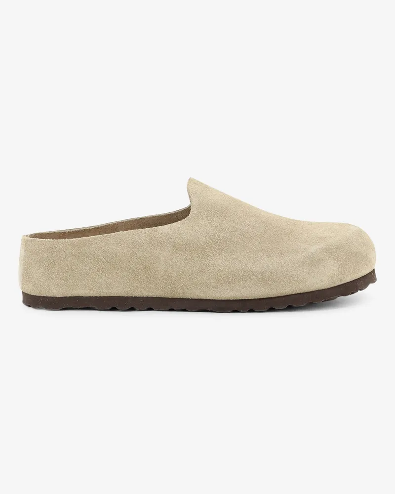 Birkenstock Amsterdam Wrapped sabot suede sandals -  - gender_Woman Grey