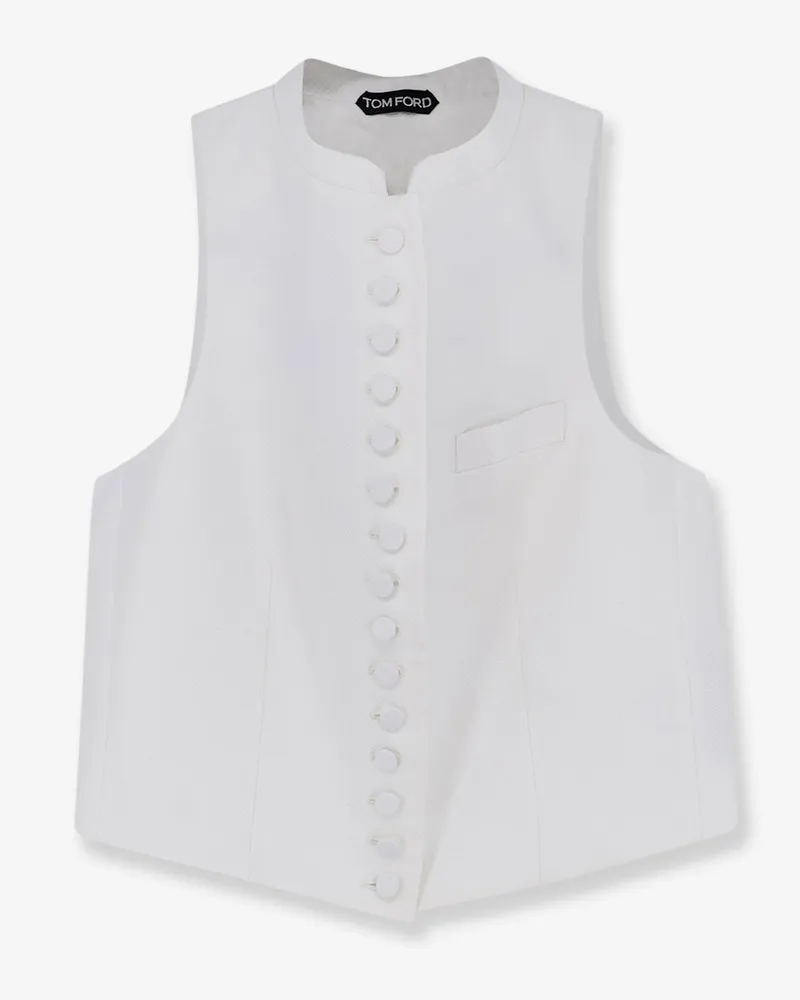 Tom Ford Cotton vest -  - gender_Woman White