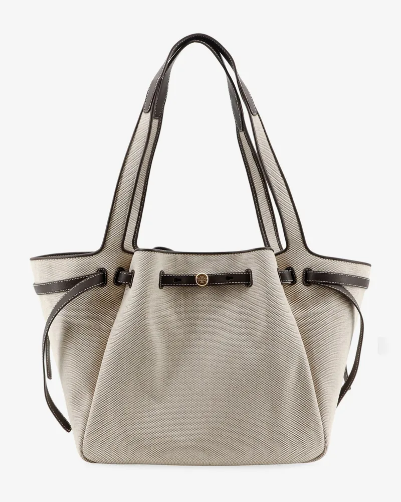 Tory Burch Romy Canvas Tote Bag -  - gender_Woman Beige