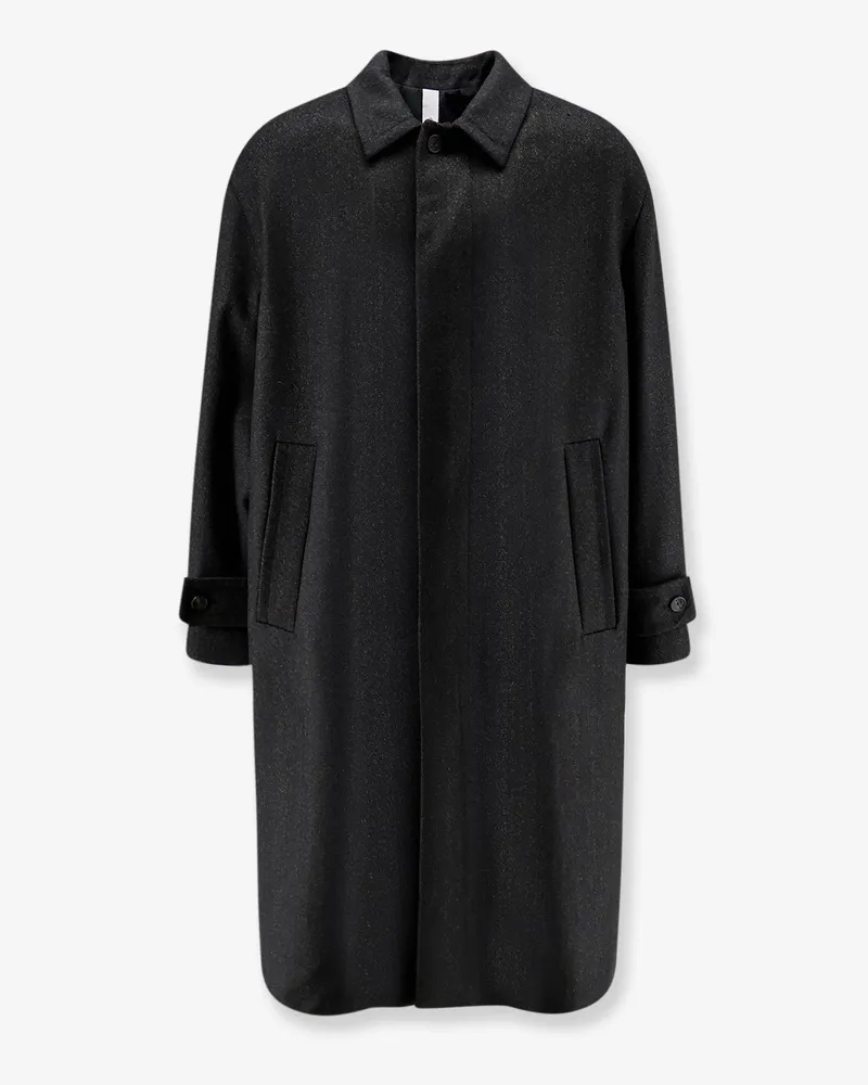 Hevò Baia del Monaco virgin wool blend coat -  - gender_Man Grey