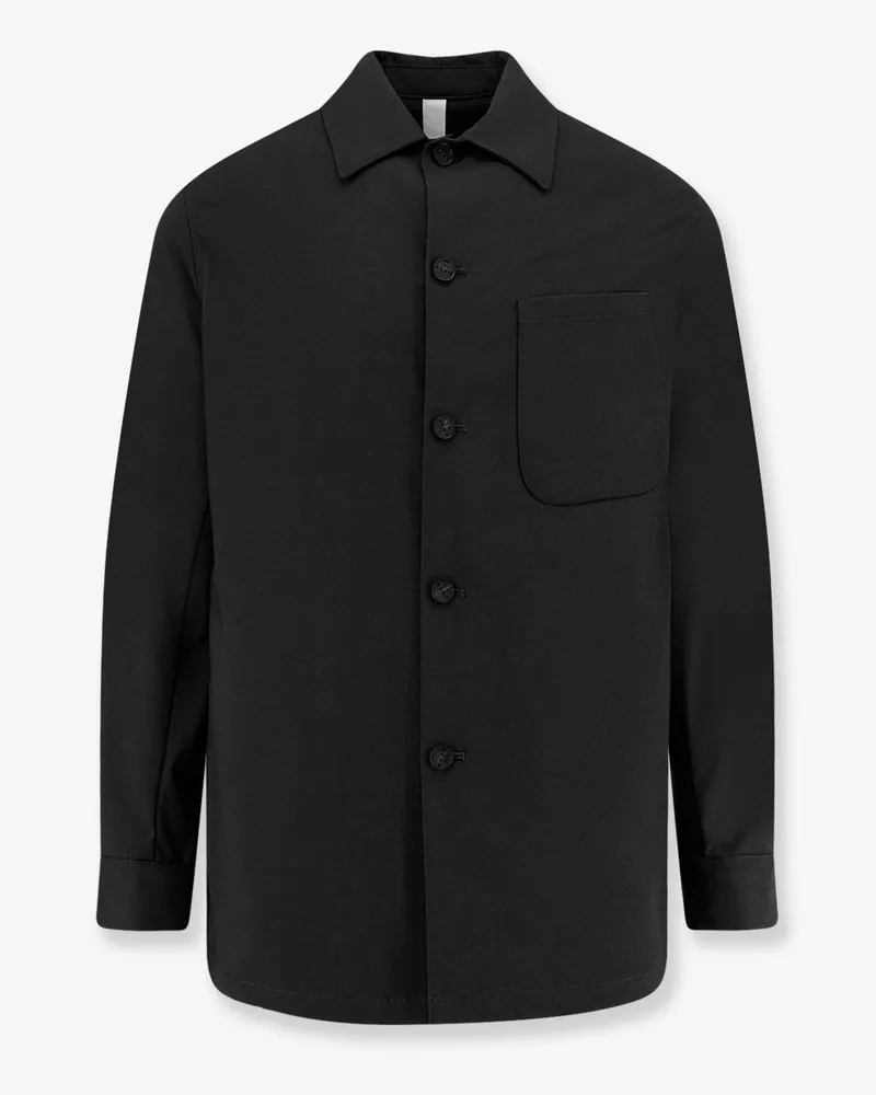 Hevò Bari oversized wool shirt -  - gender_Man Blue