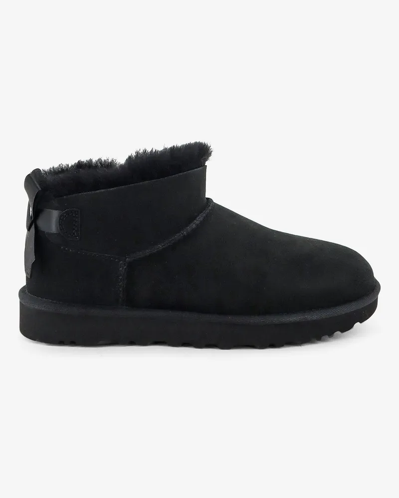 UGG Ultra mini Bailey Bow suede ankle boot -  - gender_Woman Black