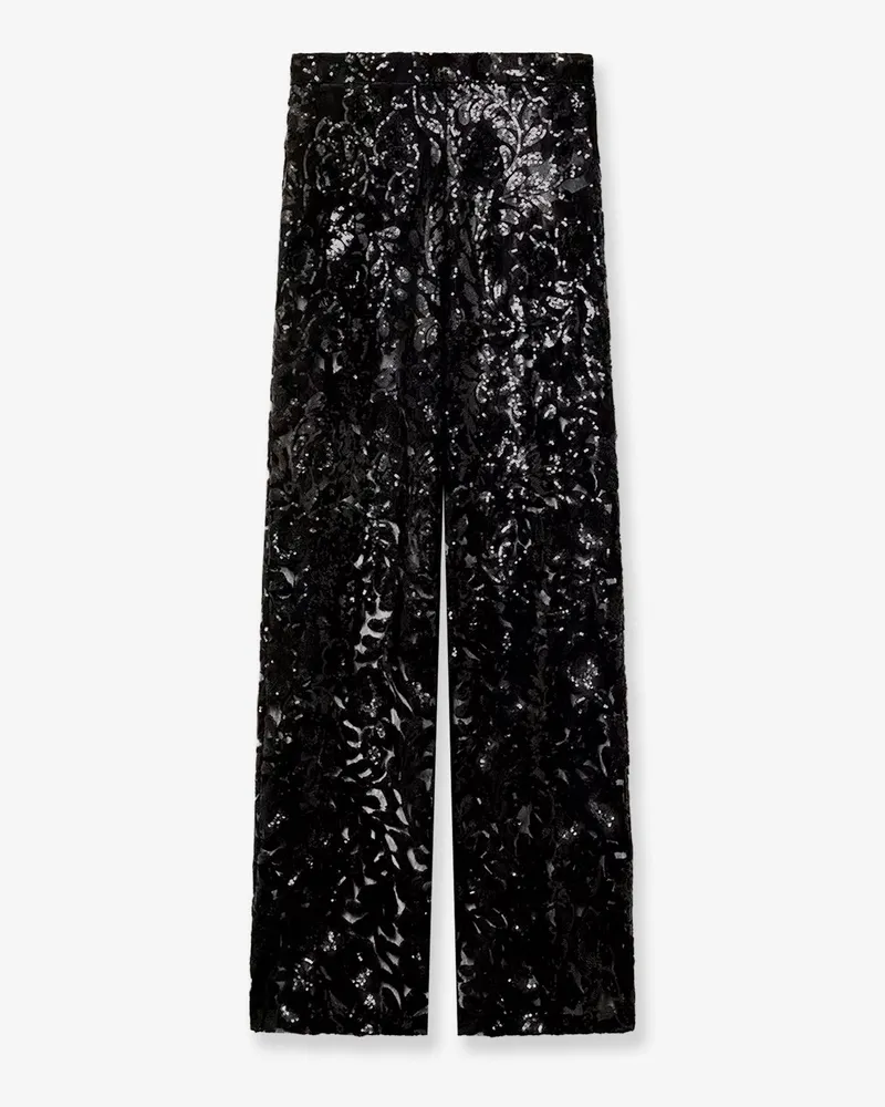 Golden Goose Onia tulle trousers with sequins -  - gender_Woman Black