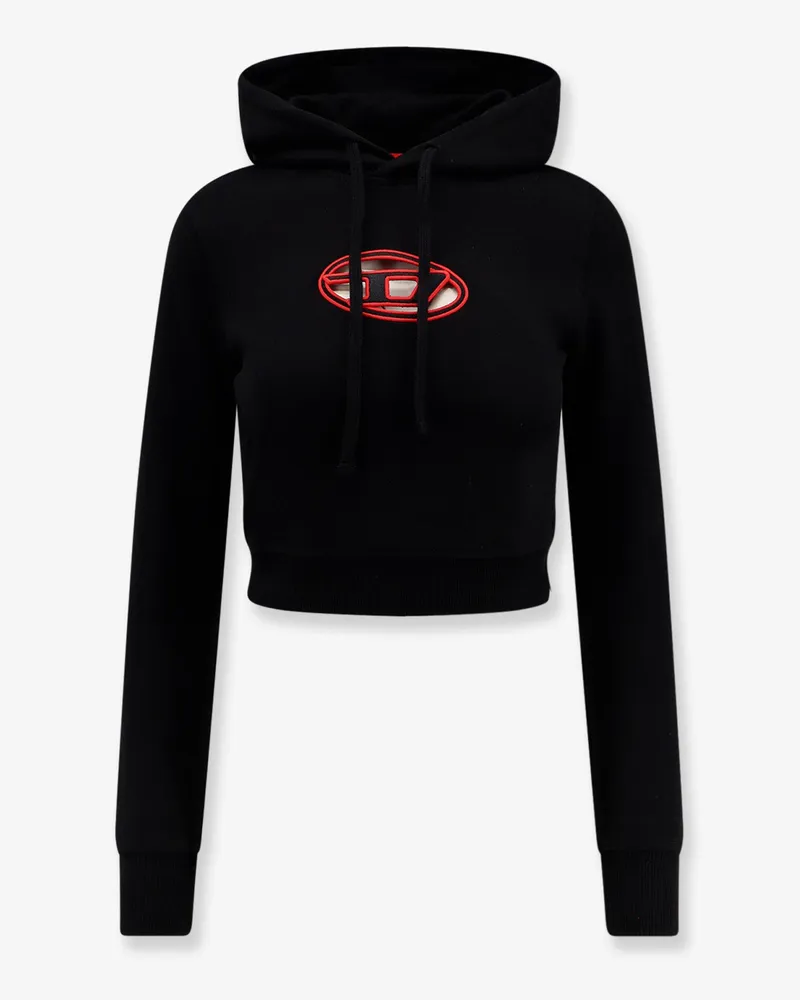 Diesel F-Slimmy cotton blend sweatshirt -  - gender_Woman Black