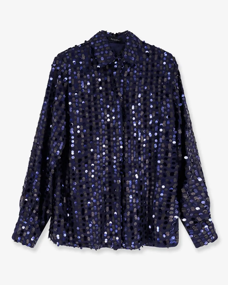 ACTUALEE Shirt with sequins -  - gender_Woman Blue