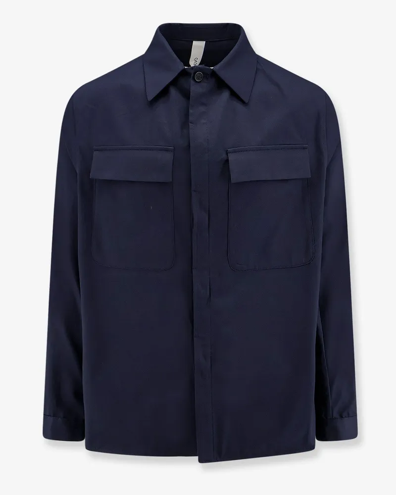 Hevò Specchiolla cotton shirt -  - gender_Man Blue