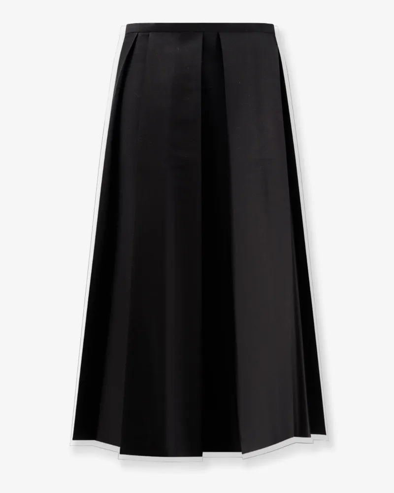 Totême Wool and silk midi dress -  - gender_Woman Black