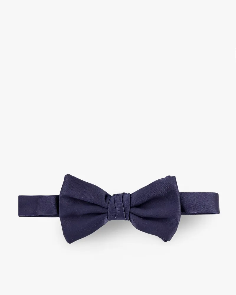 Giorgio Armani Silk bow tie -  - gender_Man Blue