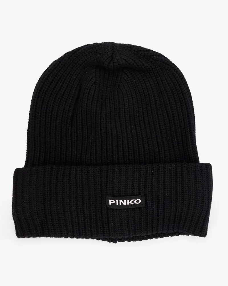 Pinko Wool, cashmere and viscose blend Bosnia hat -  - gender_Woman Black