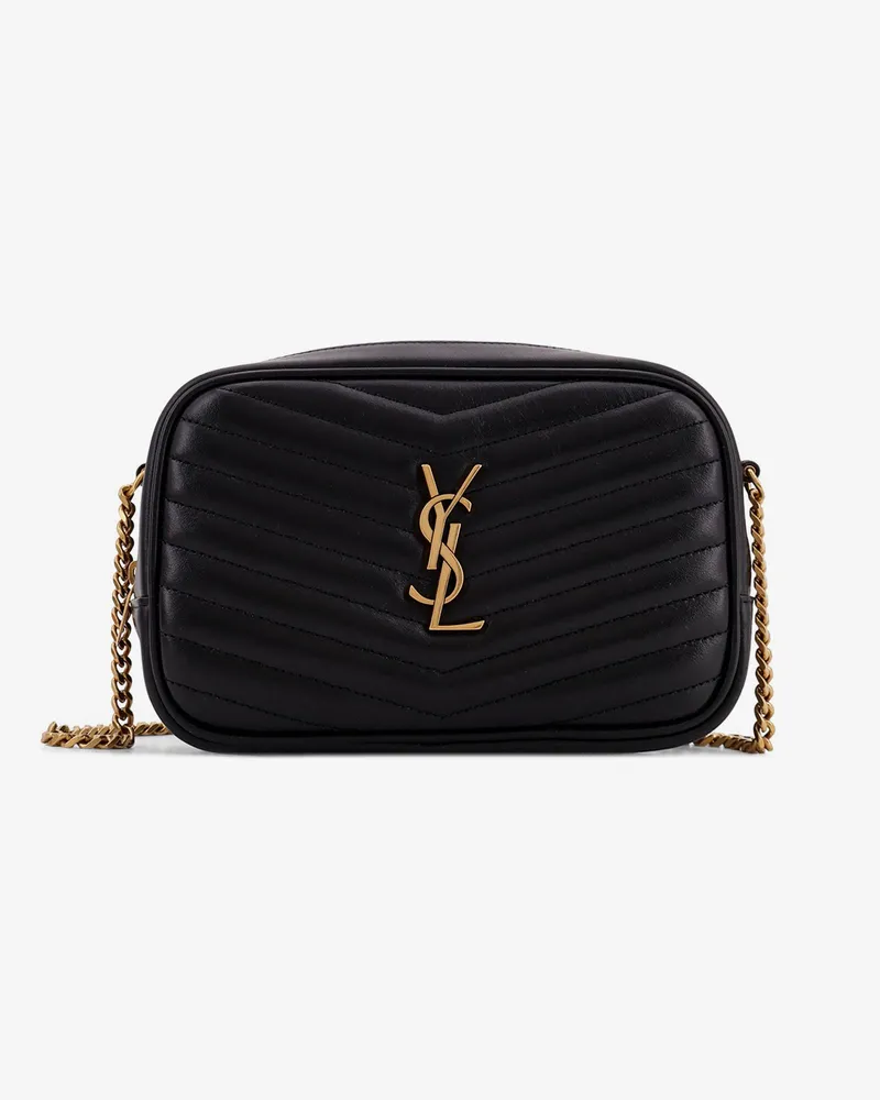 Saint Laurent Mini Lou quilted leather crossbody bag -  - gender_Woman Black
