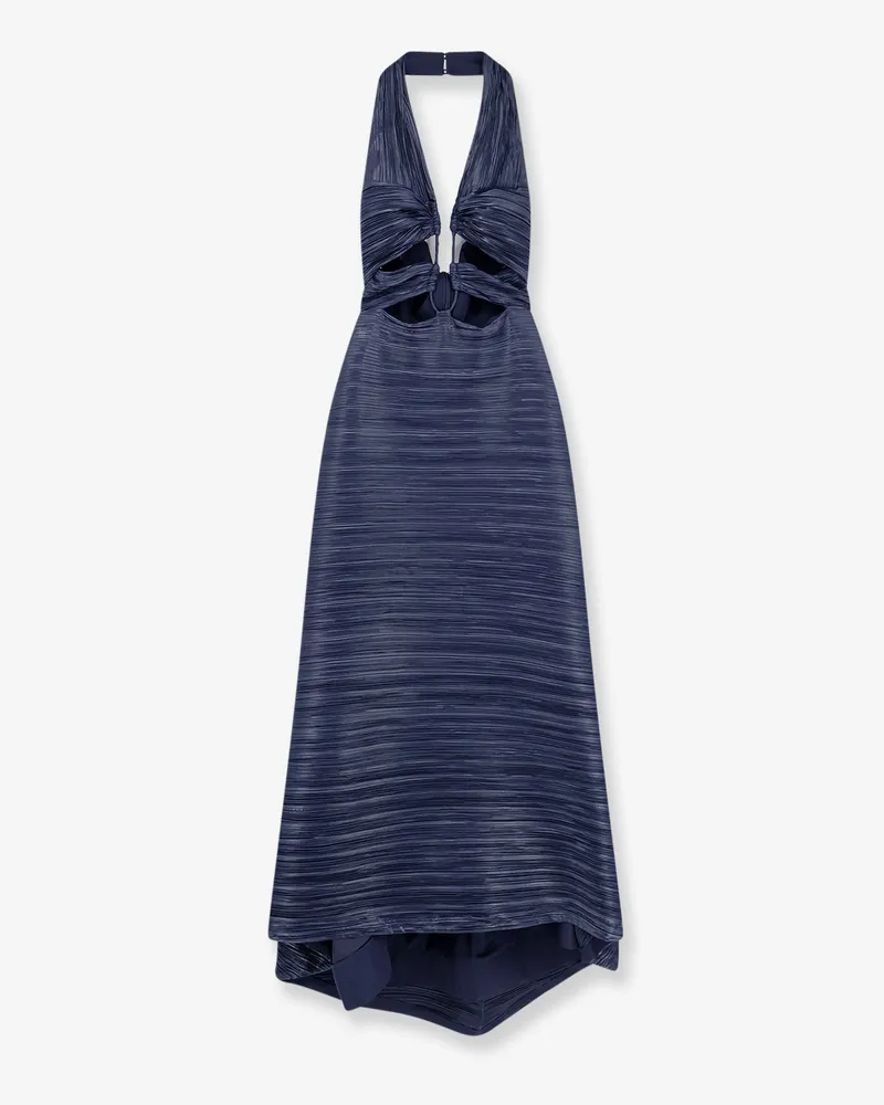Cult Gaia Pleated fabric Jahzara dress -  - gender_Woman Blue