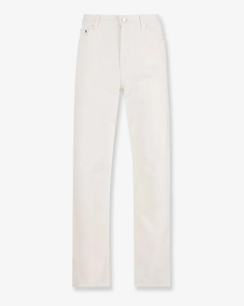Gucci Denim trousers with metal Horsebit detail on the back -  - gender_Man White