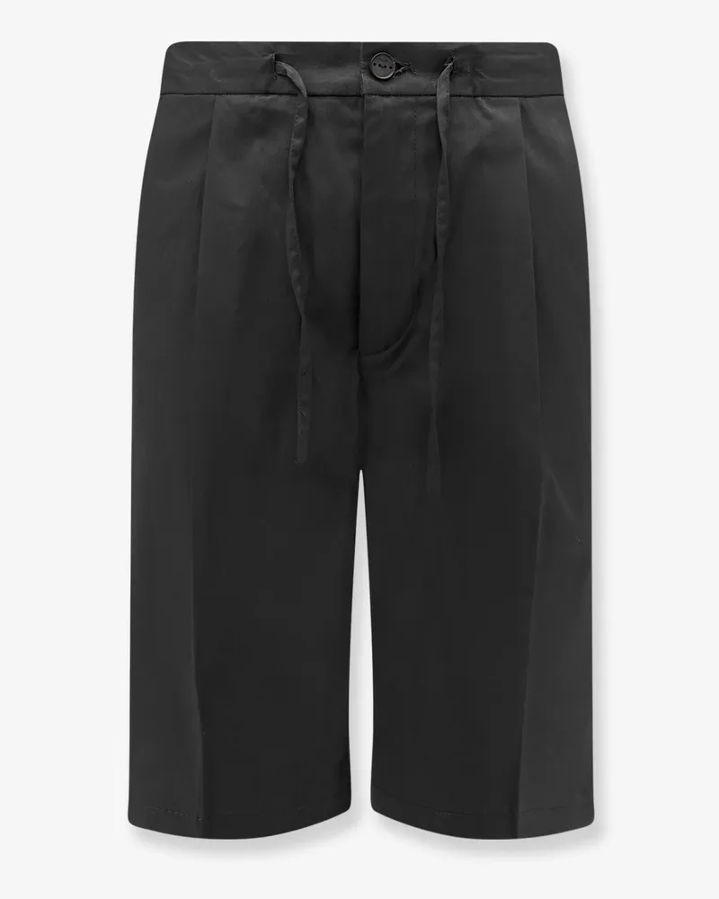 Hevò Torre Lapillo cotton shorts -  - gender_Man Black