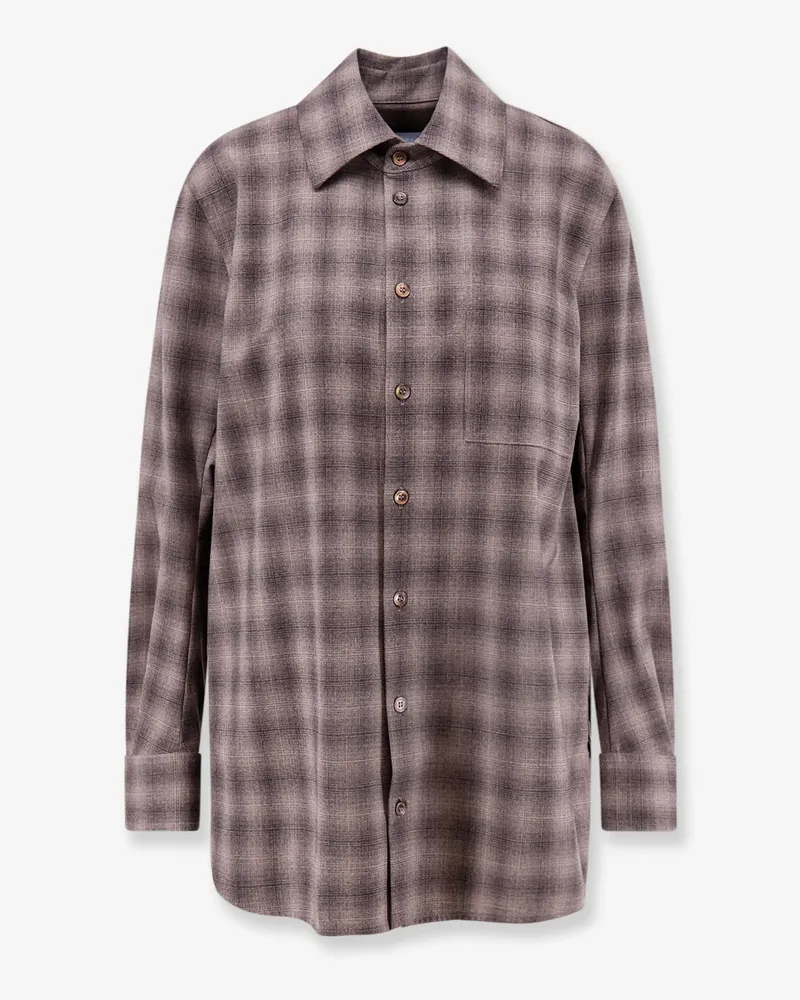Seafarer Tara merino virgin wool blend shirt -  - gender_Woman Brown