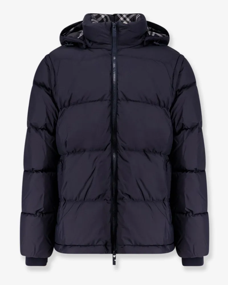 Burberry Bideford nylon down jacket -  - gender_Man Blue