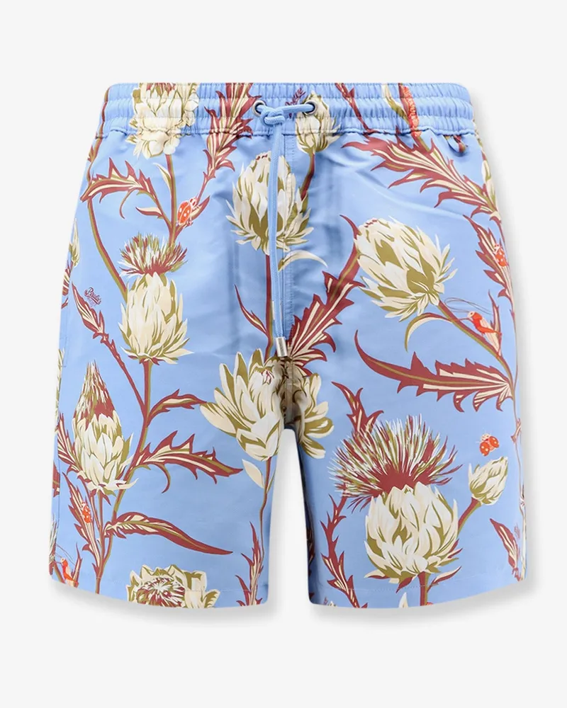 Loewe Paula's Ibiza floral print nylon swim trunks -  - gender_Man Blue