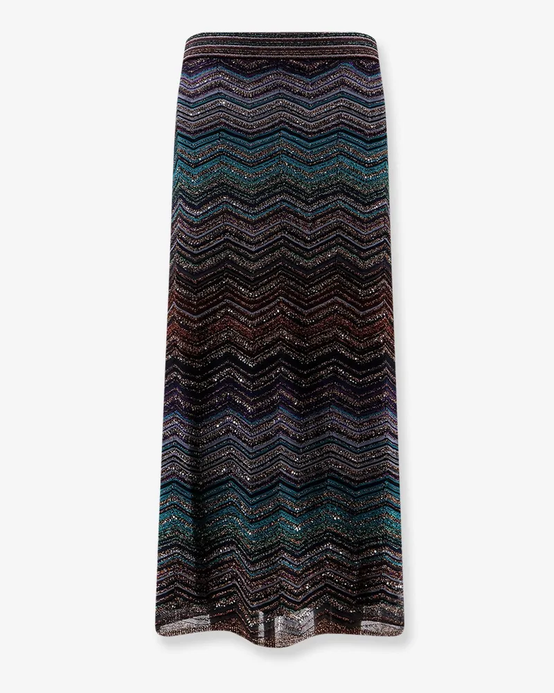 Missoni Viscose skirt with laminated chevron pattern -  - gender_Woman Multicolor