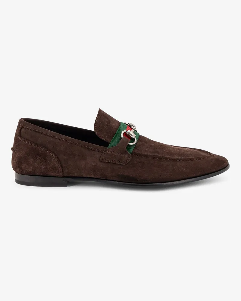 Gucci Como suede loafers -  - gender_Man Brown