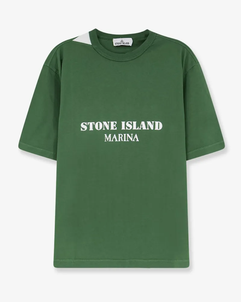 Stone Island Cotton t-shirt -  - gender_Man Green
